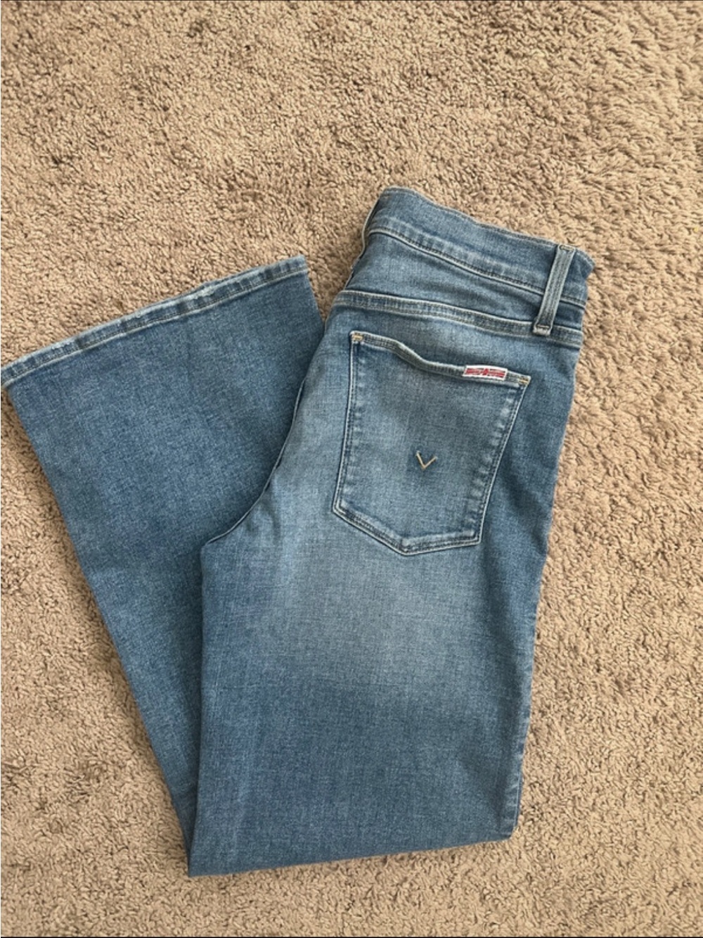 Hudson Wide-leg Cropped Denim Jeans